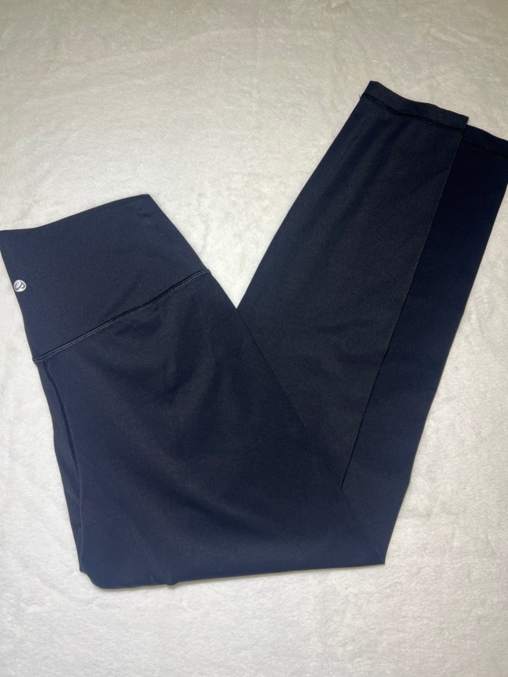 CRZ YOGA Black Leggings with Reflective Logo